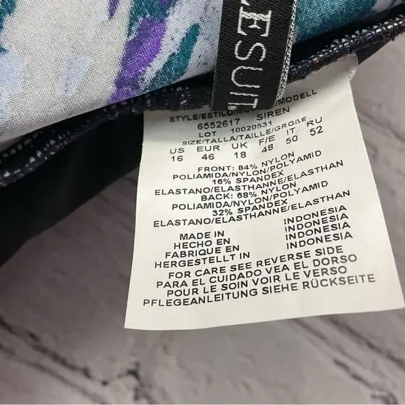 MiracleSuit One Piece Swimsuit Womens Size 16 Mood Ring Siren Flattering Fit NWT - Picture 7 of 14